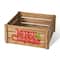 Glitzhome® Merry Christmas Wood Crate Tree Collar